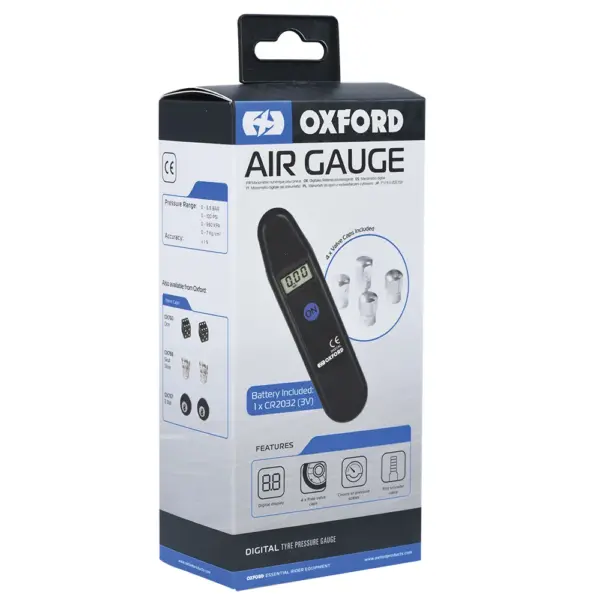 מד לחץ אוויר דיגיטלי לצמיגים OXFORD AirGauge – תמונה 2