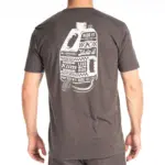 חולצת טי קליים KLIM Live To Ride אפור פחם – תמונה 2