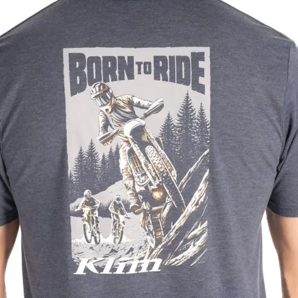 חולצת טי קליים KLIM Saddle Mountain כחול – תמונה 2