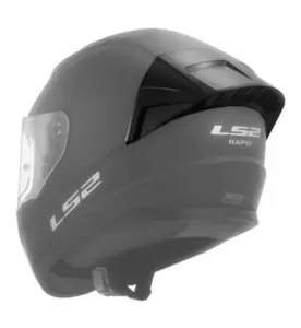 ספוילר אחורי שחור אל אס 2 LS2 לקסדת FF353 Rapid – תמונה 2