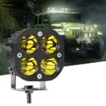 פנס עבודה לד צהוב ORLED F4 – עגול 3 אינץ' לשטח