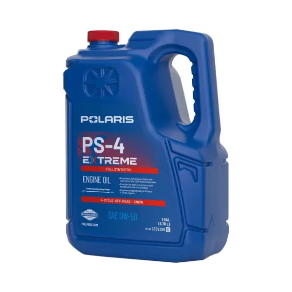 שמן מנוע מקורי פולריס POLARIS PS-4 Extreme 0W-50 סינטטי מלא גלון 3.78 ליטר (2889396) – תמונה 2