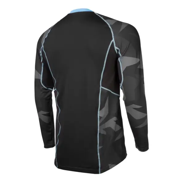 חולצת רכיבה מקררת ארוכה קליים KLIM Aggressor Cool -1.0 הסוואה כחול-אפור – תמונה 2