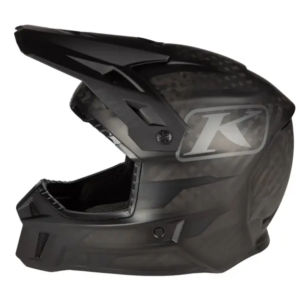 קסדת שטח קליים KLIM F3 Carbon שחור מט – תמונה 2