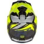 קסדת שטח קליים KLIM F3 Carbon צהוב זוהר אפור ושחור – תמונה 6