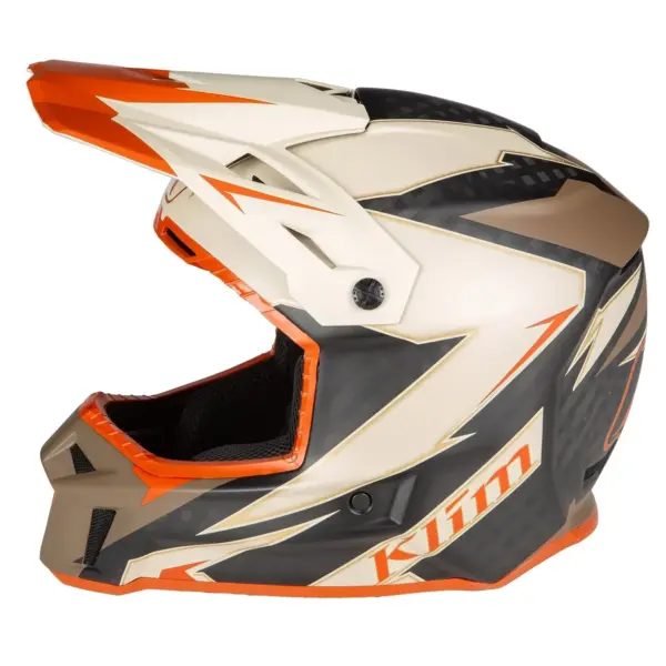 קסדת שטח קליים KLIM F3 Carbon חום – תמונה 2