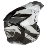 קסדת שטח קליים KLIM F3 Carbon לבן שחור – תמונה 2