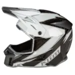 קסדת שטח קליים KLIM F3 Carbon לבן שחור – תמונה 3