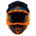 קסדת שטח קליים KLIM F3 Carbon Pro כתום וכחול פטרול – תמונה 5