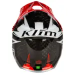 קסדת שטח קליים KLIM F3 Carbon Pro אדום שחור לבן – תמונה 6