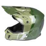 קסדת שטח קליים KLIM F3 Carbon Pro ירוק כהה וירוק בהיר – תמונה 3