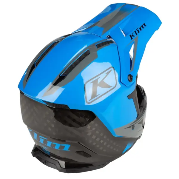 קסדת שטח קליים KLIM F5 כחול אפור – תמונה 2