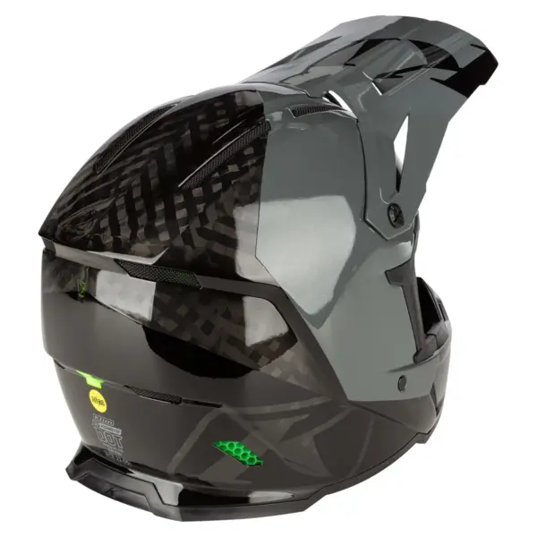 קסדת שטח קליים KLIM F5 Koroyd שחור אפור – תמונה 2