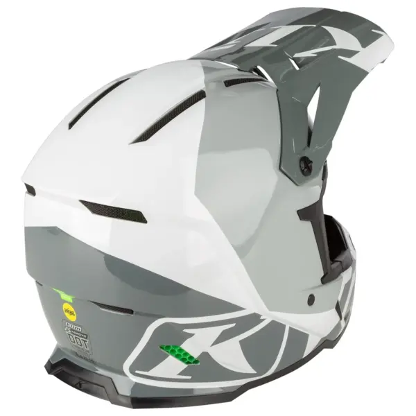 קסדת שטח קליים KLIM F5 Koroyd אפור לבן – תמונה 2
