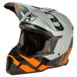 קסדת שטח קליים KLIM F5 Koroyd בגוון אפור כתום, מבט צד