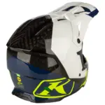 קסדת שטח קליים KLIM F5 Koroyd לבן צהוב כחול – תמונה 2