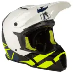 קסדת שטח קליים KLIM F5 Koroyd לבן צהוב כחול – תמונה 7
