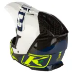 קסדת שטח קליים KLIM F5 Koroyd לבן צהוב כחול – תמונה 8