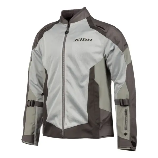 מעיל רכיבה לקיץ קליים KLIM Induction אפור בהיר – תמונה 2