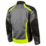 מעיל רכיבה לקיץ קליים KLIM Induction אפור וצהוב זוהר – תמונה 3