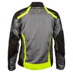 מעיל רכיבה לקיץ קליים KLIM Induction אפור וצהוב זוהר – תמונה 4