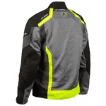 מעיל רכיבה לקיץ קליים KLIM Induction אפור וצהוב זוהר – תמונה 6