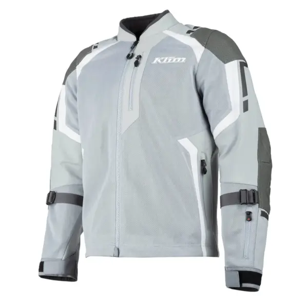 מעיל רכיבה לקיץ קליים KLIM Induction Pro אפור בהיר – תמונה 2