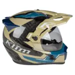 קסדת אדוונצ'ר קליים KLIM Krios Pro חול, כחול וקרבון – תמונה 4