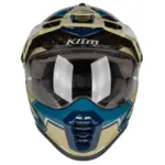 קסדת אדוונצ'ר קליים KLIM Krios Pro חול, כחול וקרבון – תמונה 5