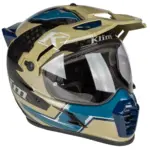 קסדת אדוונצ'ר קליים KLIM Krios Pro חול, כחול וקרבון – תמונה 7