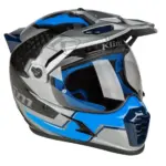 קסדת אדוונצ'ר קליים KLIM Krios Pro כחול אפור שחור – תמונה 7