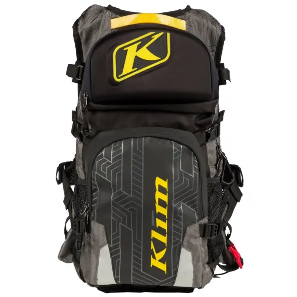 תיק גב לרכיבה קליים KLIM Nac Pak אפור שחור – תמונה 2