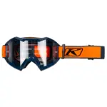 משקפי אבק קליים KLIM Viper בגוון כתום עם עדשה שקופה