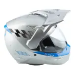 קסדת אדוונצ'ר קליים KLIM X1 Alpha לבן אפור וכחול – תמונה 4