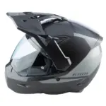 קסדת אדוונצ'ר קליים KLIM X1 Alpha אפור מתכתי (Asphalt Monument) – תמונה 3