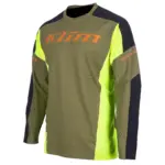 סט חולצה ומכנסי שטח קליים KLIM XC Pro בגוון צהוב זוהר וירוק