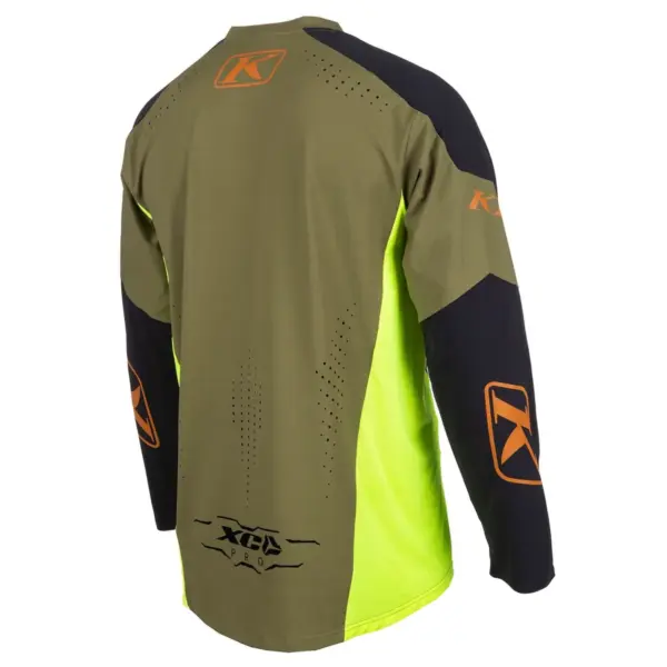 חליפת רכיבת שטח קליים KLIM XC Pro צהוב זוהר וירוק – תמונה 2