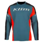חליפת רכיבת שטח קליים KLIM XC Pro כחול פטרול ואדום – תמונה 3