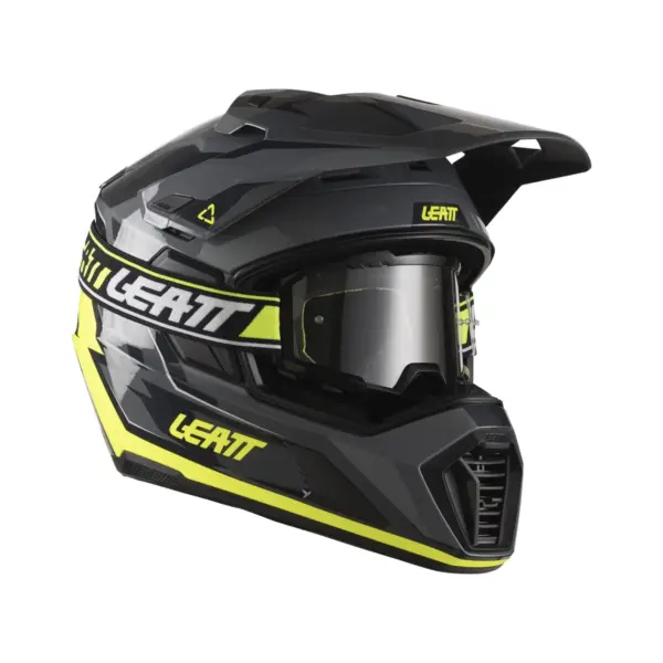 קסדת אדוונצ׳ר ליט LEATT ADV 7.5 שחור צהוב זוהר – תמונה 2