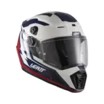 קסדת אדוונצ׳ר ליט LEATT ADV 7.5 לבן כחול אדום – תמונה 3