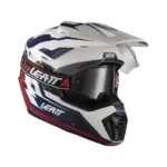 קסדת אדוונצ׳ר ליט LEATT ADV 7.5 לבן כחול אדום – תמונה 4