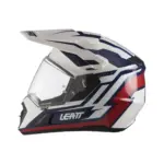 קסדת אדוונצ׳ר ליט LEATT ADV 7.5 לבן כחול אדום – תמונה 6