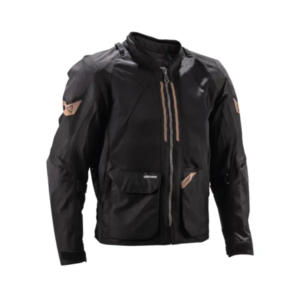 מעיל אדוונצ׳ר קצר ליט LEATT ADV FlowTour 4.5 Short בצבע שחור אפור
