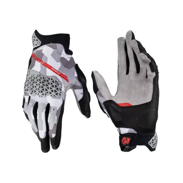כפפות אדוונצ׳ר קצרות ליט LEATT ADV X-Flow 7.5 Short בצבע אפור הסוואה (Steel)