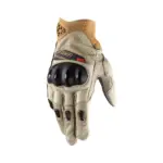 כפפות אדוונצ׳ר קצרות ליט LEATT ADV X-Flow 8.5 Short חום חול – תמונה 2