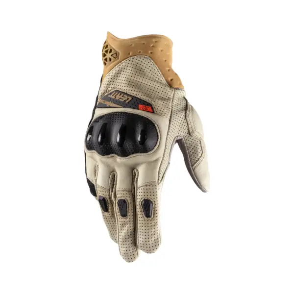 כפפות אדוונצ׳ר קצרות ליט LEATT ADV X-Flow 8.5 Short חום חול – תמונה 2