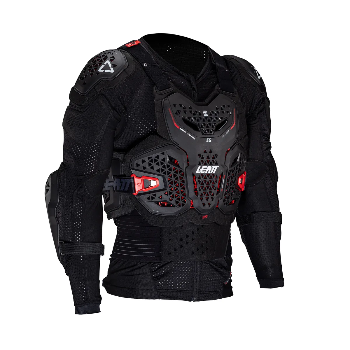 חליפת מגן LEATT Body Protector 5.5 Evo בצבע שחור חליפת מגן ליט LEATT Body Protector 5.5 Evo בצבע שחור