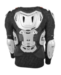 חליפת מגן ליט LEATT Body Protector 5.5 HD לבן – תמונה 2