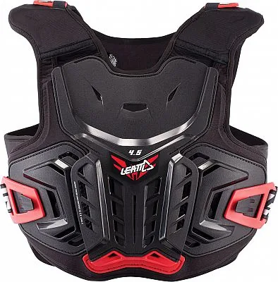 מגן חזה לילדים ליט LEATT Chest Protector 4.5 Junior בצבע שחור אדום