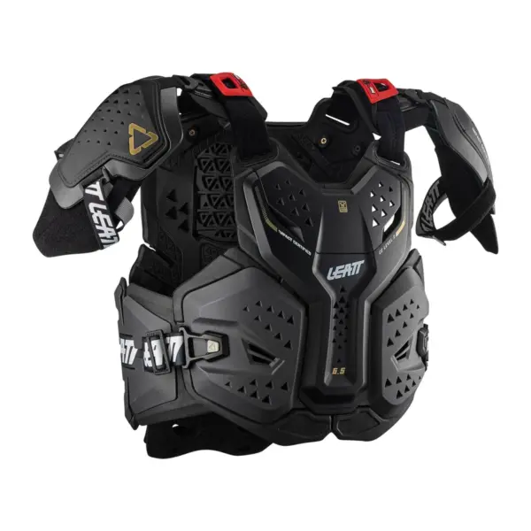 מגן חזה ליט LEATT Chest Protector 6.5 Pro בצבע שחור גרפיט